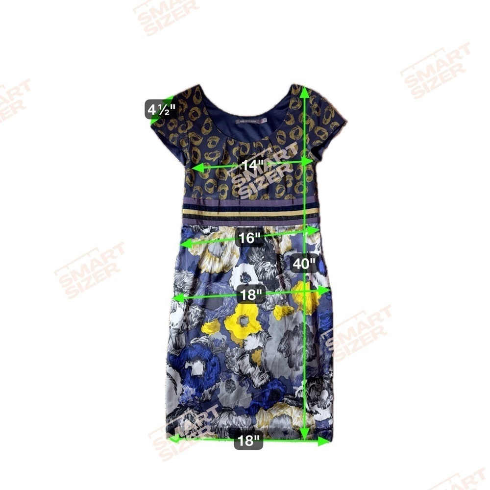 Boden Limited Edition Silk Print Dress Size 6 - Picture 6 of 10